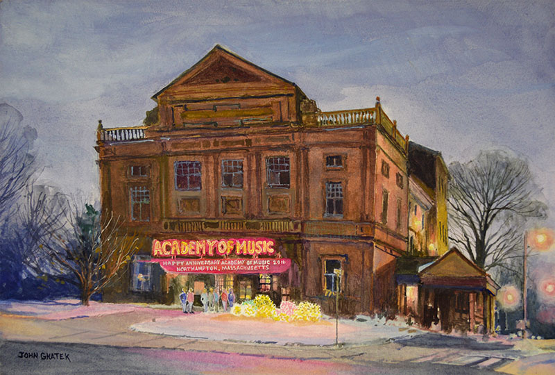 Academy of Music in the Evening