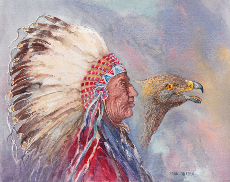 Indian Chief Lone Eagle
