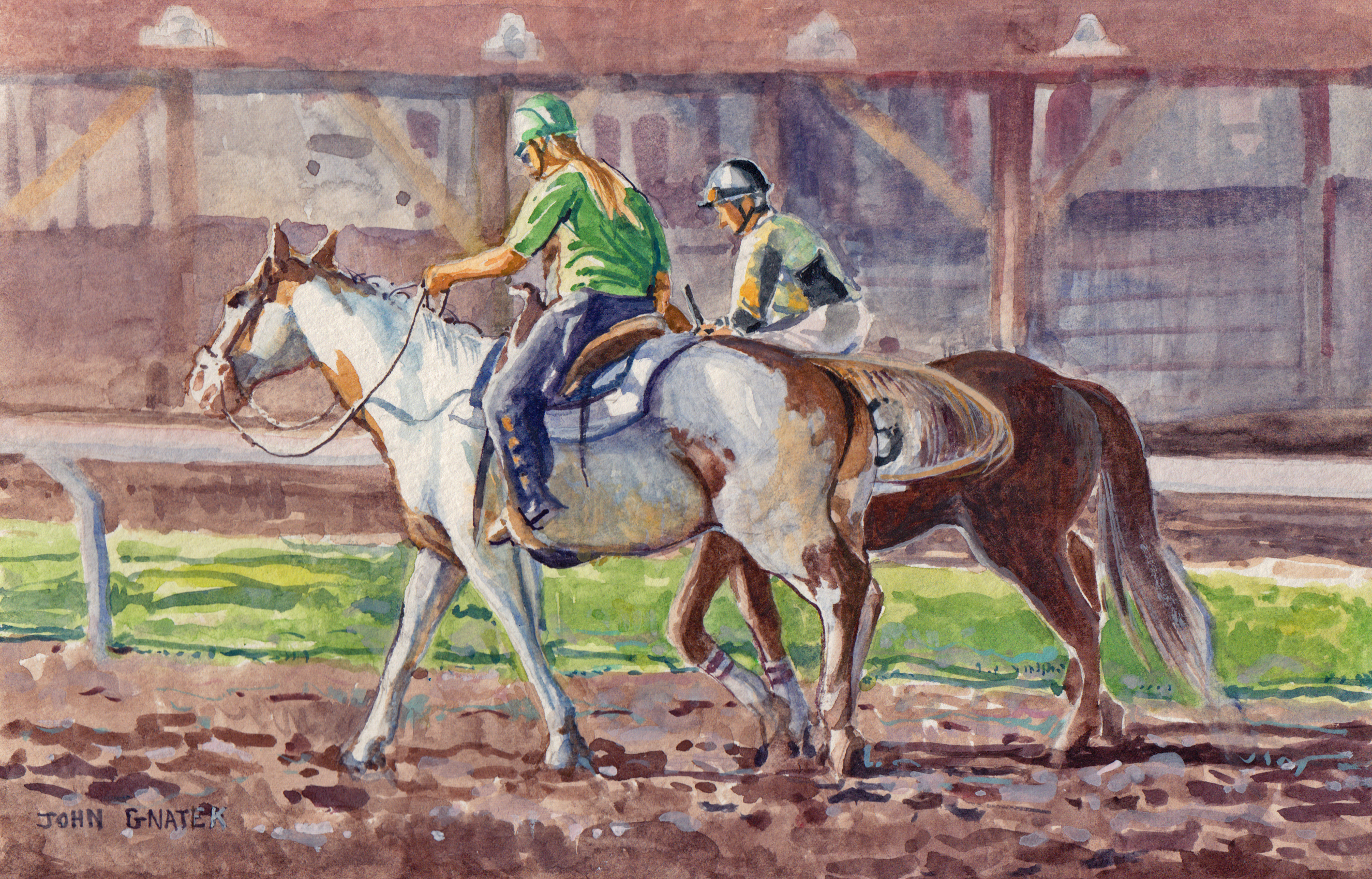 Three County Fair no.8 Race Horse