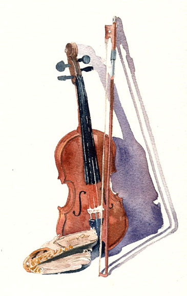 Violin and Glove