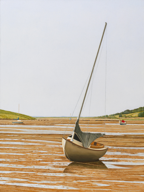 Sailboat at Low Tide