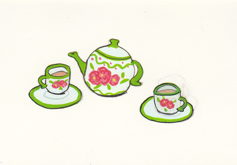 Teapot and Teacups