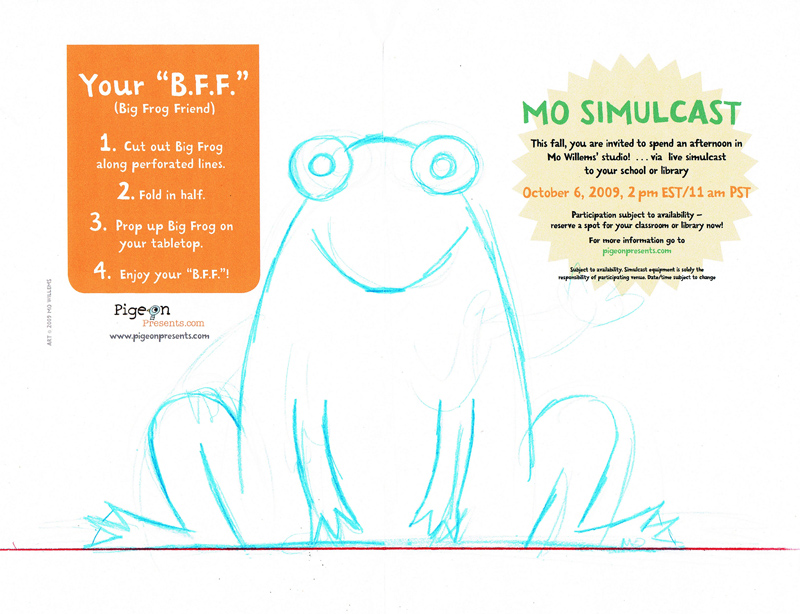 Big Frog Friend Promotional Sketch