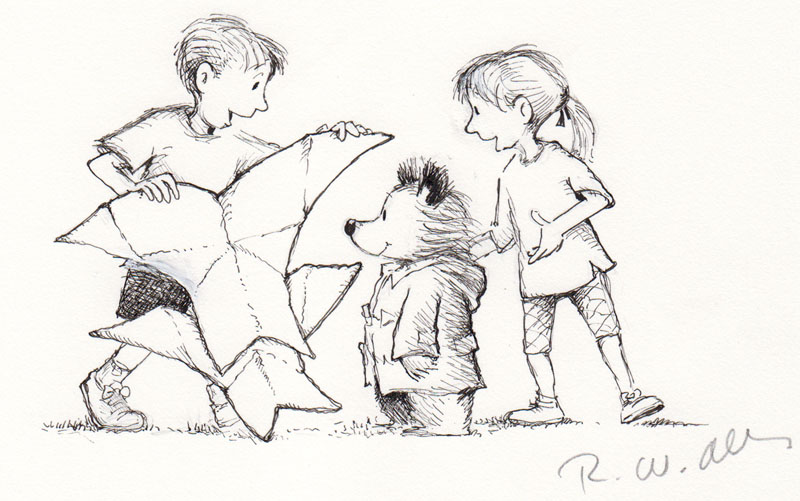 Paddington, Jonathan, Judy and the Kite
