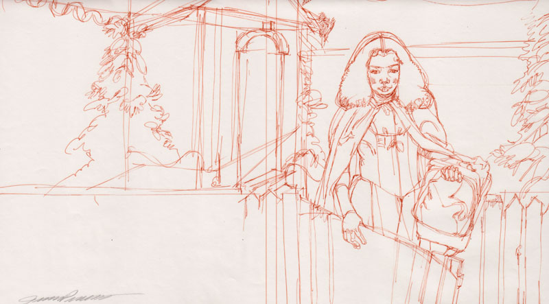 Little Red Riding Hood Cover Study