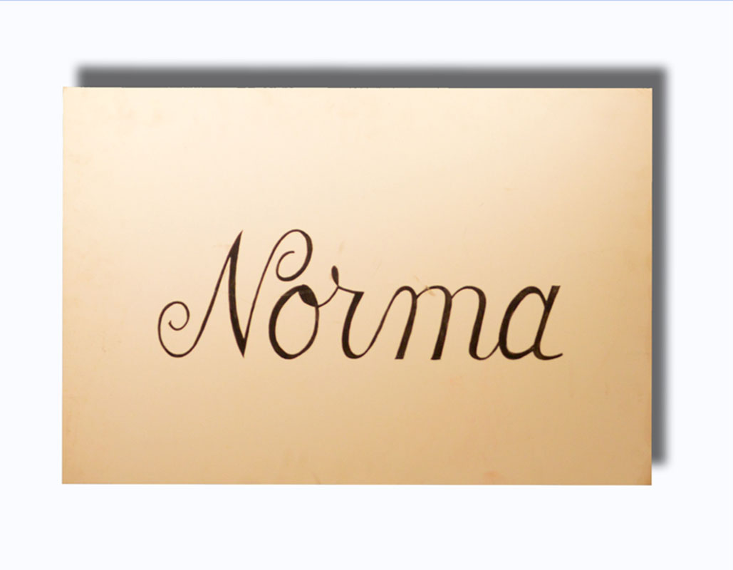 Norma  Show Sign