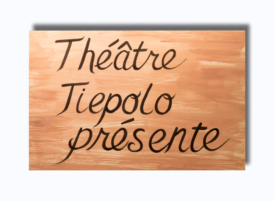 Theatre Tiepolo Presente Show Sign