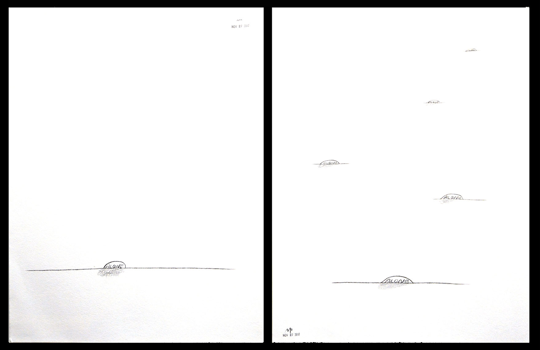 Alone Diptych