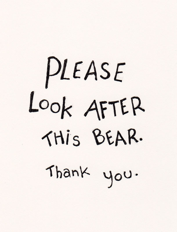 Please Look After This Bear