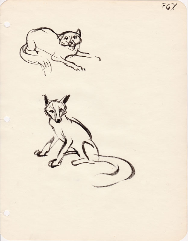Sketchbook Fox VI