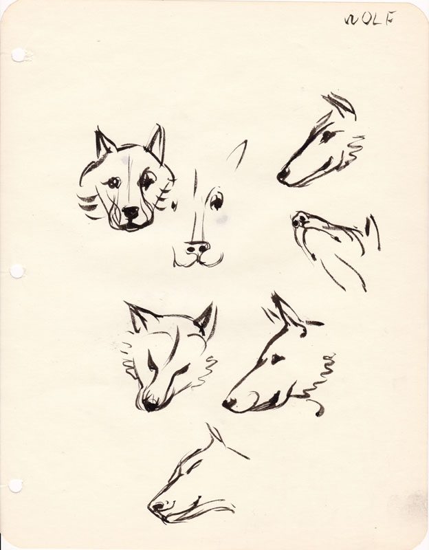 Sketchbook Wolf