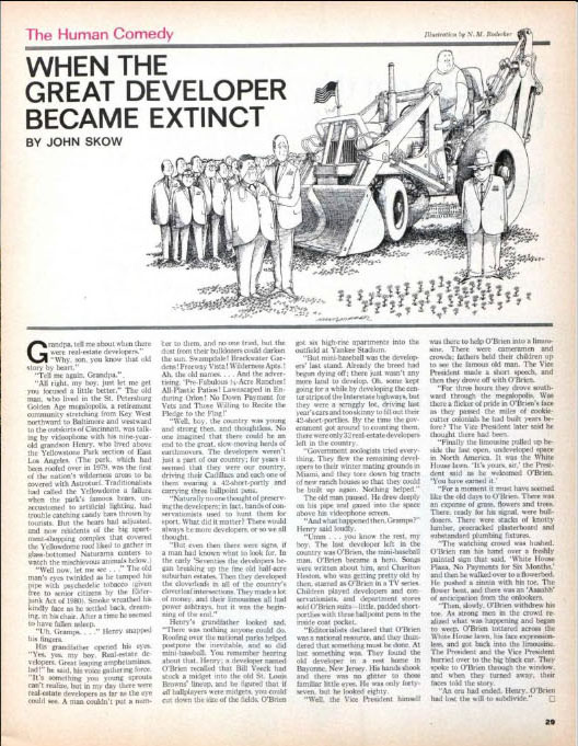 When the Great Developer Became Extinct Magazine Page
