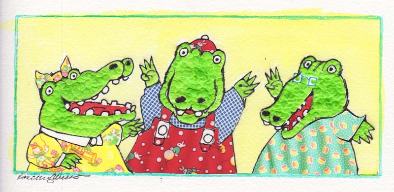 Three Little Alligators Study
