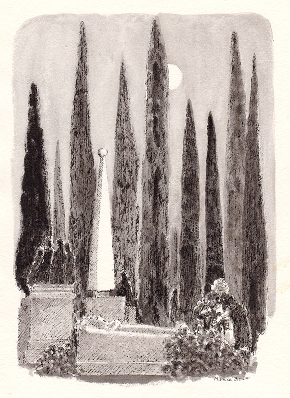 Lise in Graveyard