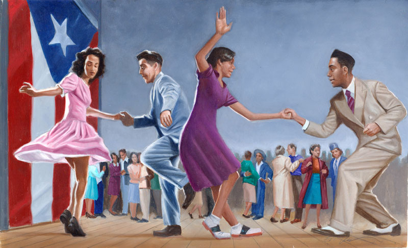 Puerto Ricans Danced in Puerto Rican Places