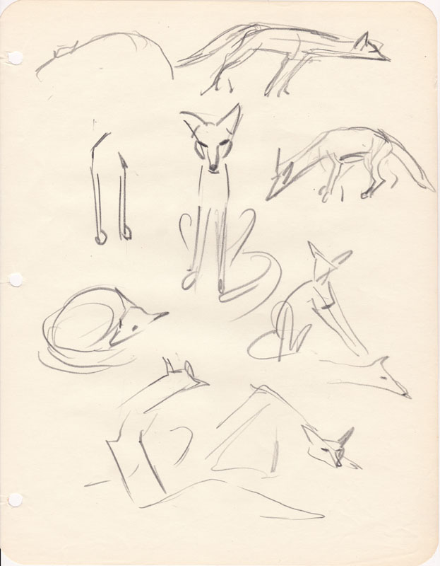 Sketchbook Fox II