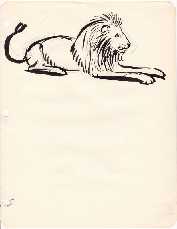 Sketchbook Lion