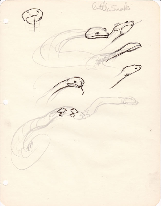 Sketchbook Rattlesnake