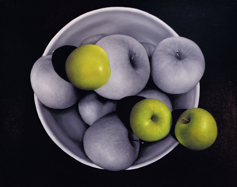 Green Apples with Bowl of Apples