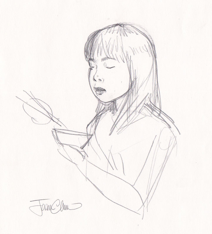 Eating with Chopsticks Study XIII
