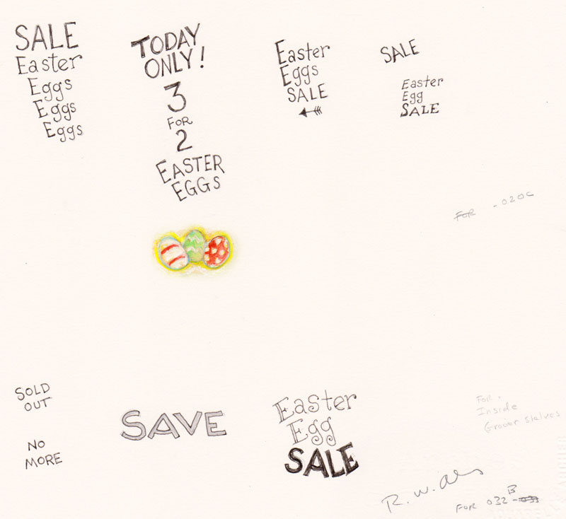 Easter Egg Sale Text
